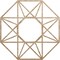 Ekena Millwork Guardian Wood Fretwork Pierced Ceiling Medallion, Red Oak, 18"OD x 7"ID x 3/8"T CMWP18X18X0375GDRO - alternate 1